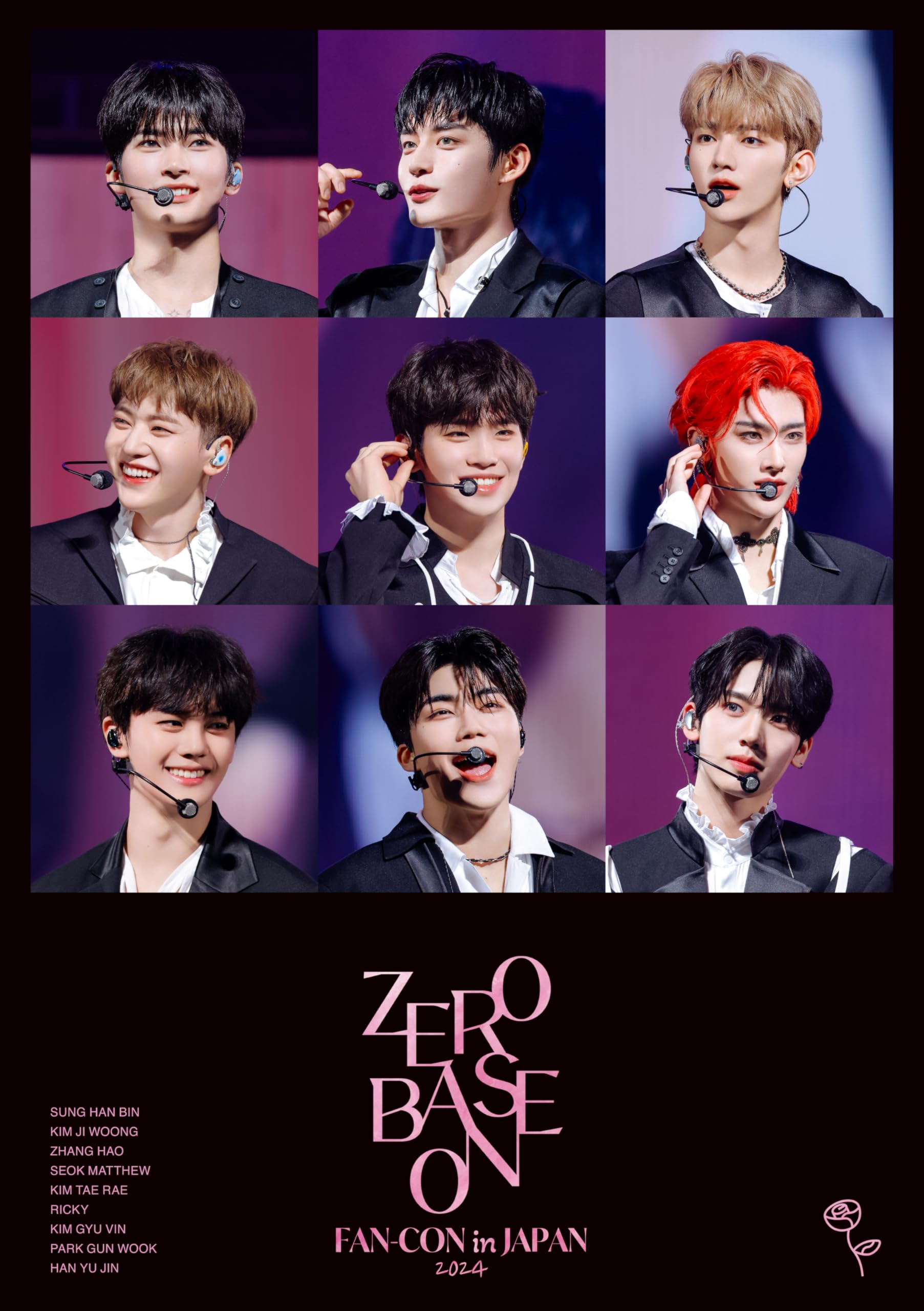 2024 ZEROBASEONE FAN-CON IN JAPAN DVD Region 2 w/ 2 Photocards Standard Edition