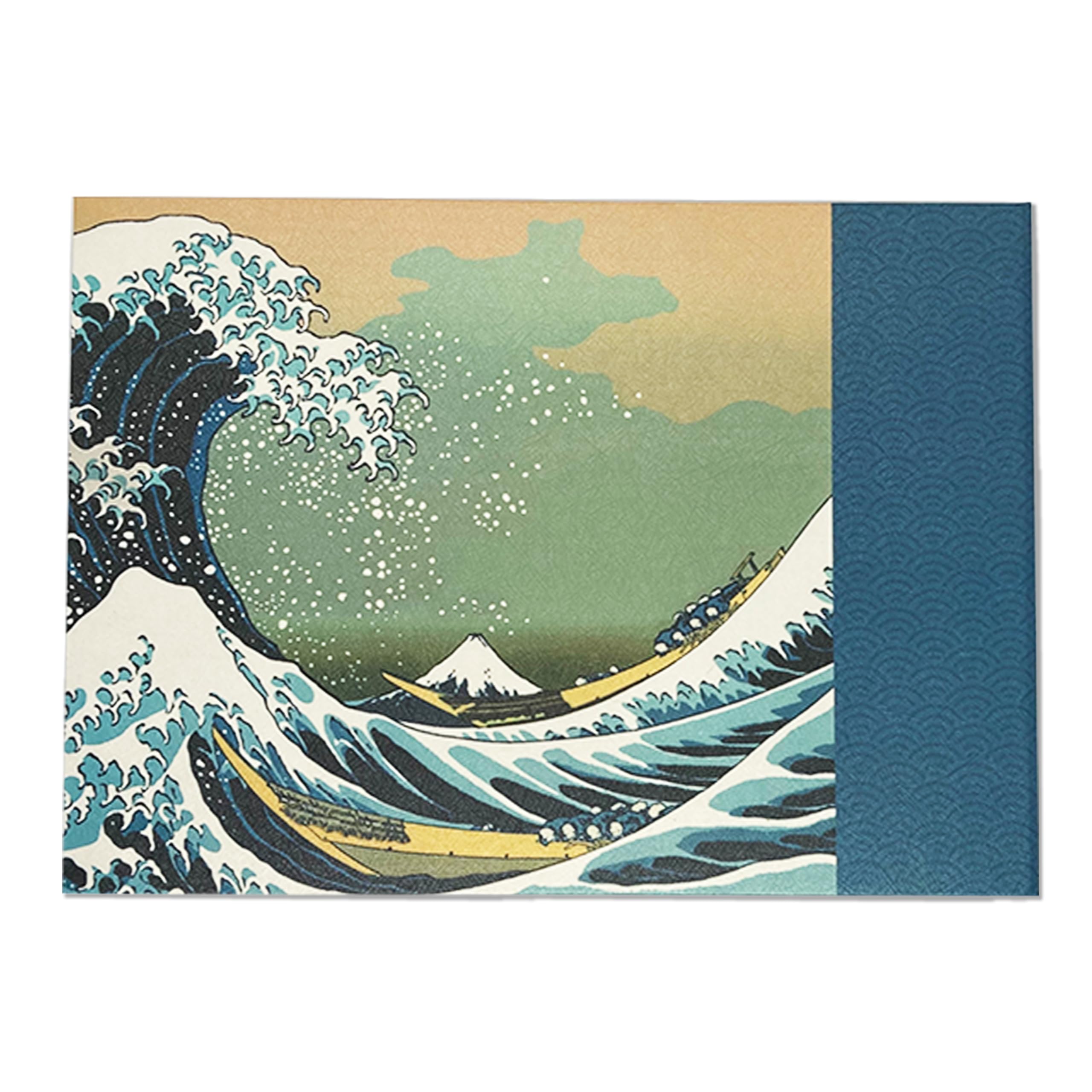 Styleneo Goshuincho Holder 32 Pocket Fujiyama Blue 235x170mm NEW