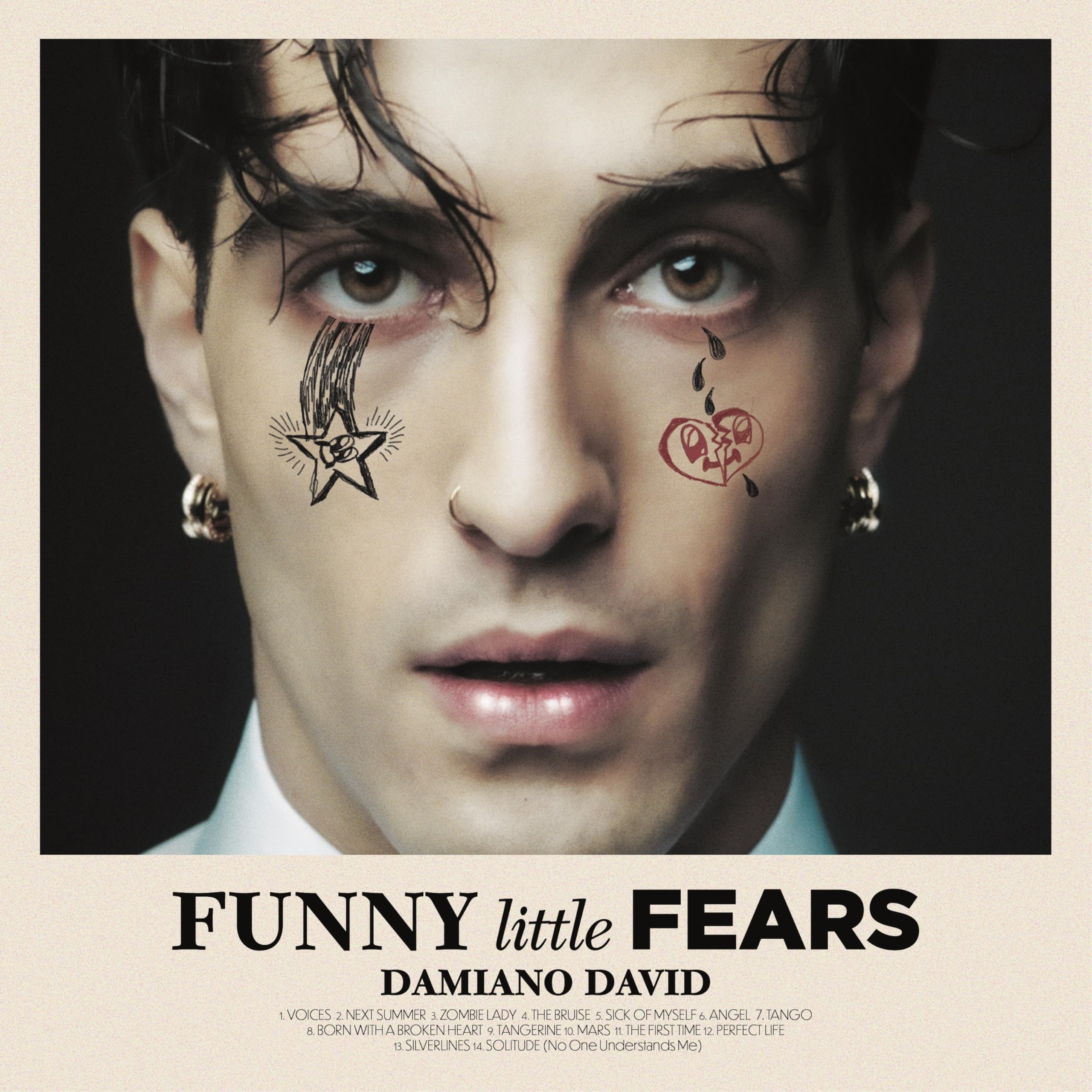 6WT DAMIANO DAVID FUNNY LITTLE FEARS WITH BONUS TRACK Maneskin JAPAN CD NEW