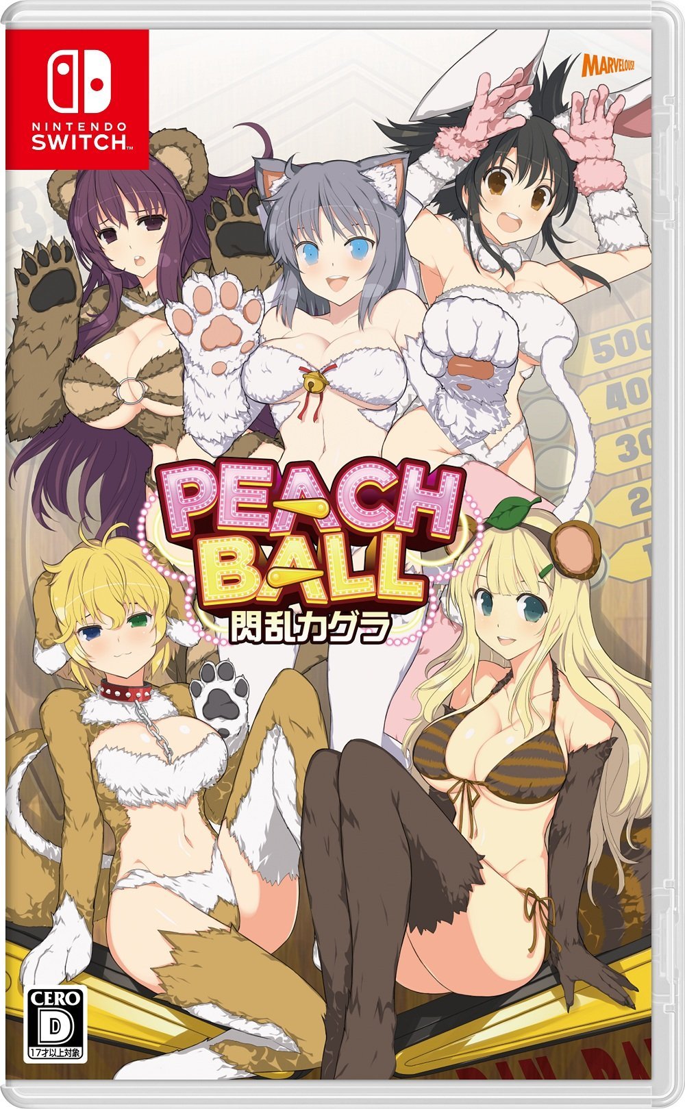 Nintendo Switch Senran Kagura Peach Ball Anime Fantasy Pinball Game HAC-P-AGJCA