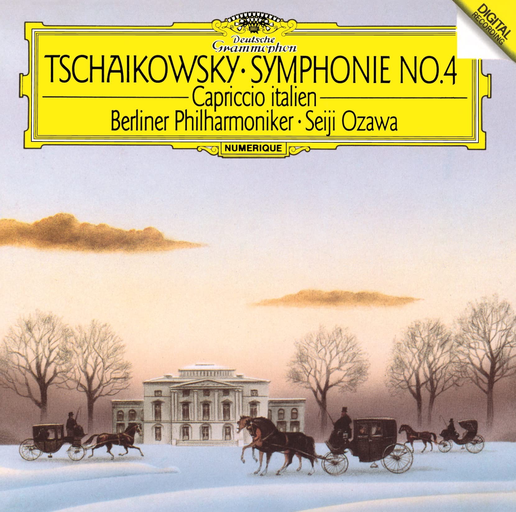 Seiji Ozawa/BPO NEW CD(SHM-CD) Tchaikovsky Sym. No.4/Capriccio Italien Japan OBI