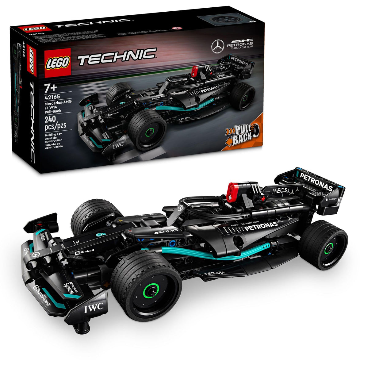 LEGO Technic Mercedes-AMG F1 W14 E Performance Pull-Back Toy Car Building NEW