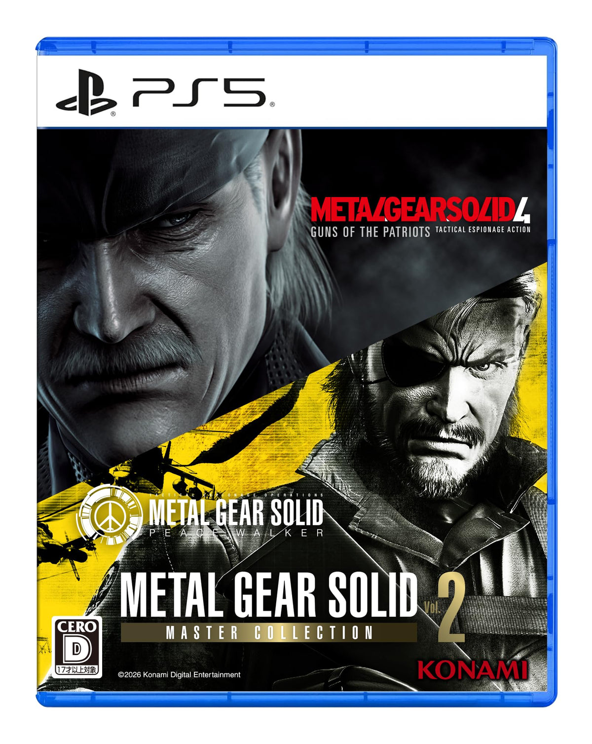メタルギアソリッド:マスターコレクションVol.2 PlayStation 5 PS5 新品 NEW