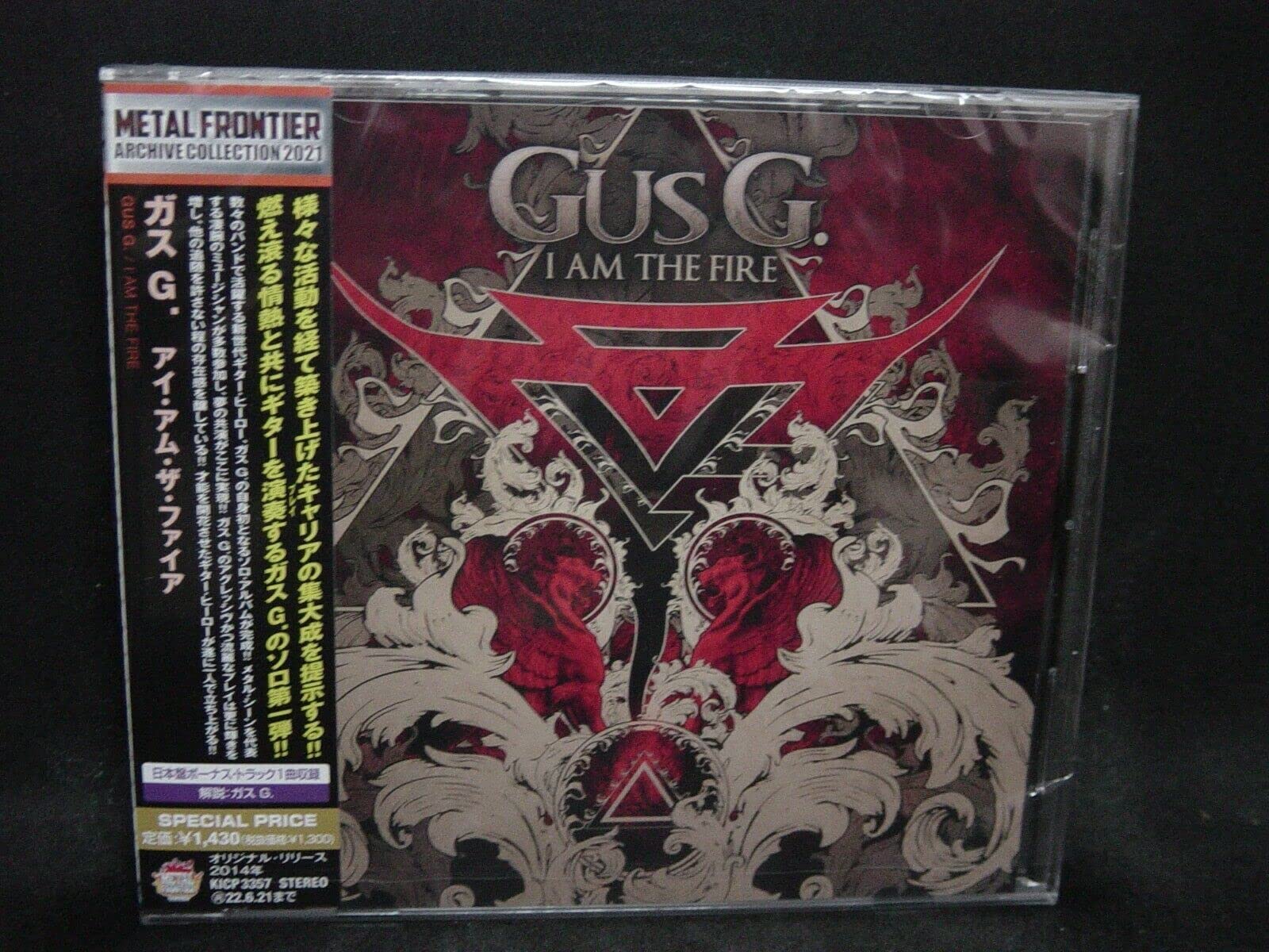 GUS G. I Am The Fire WITH BONUS TRACKS JAPAN CD MF NEW