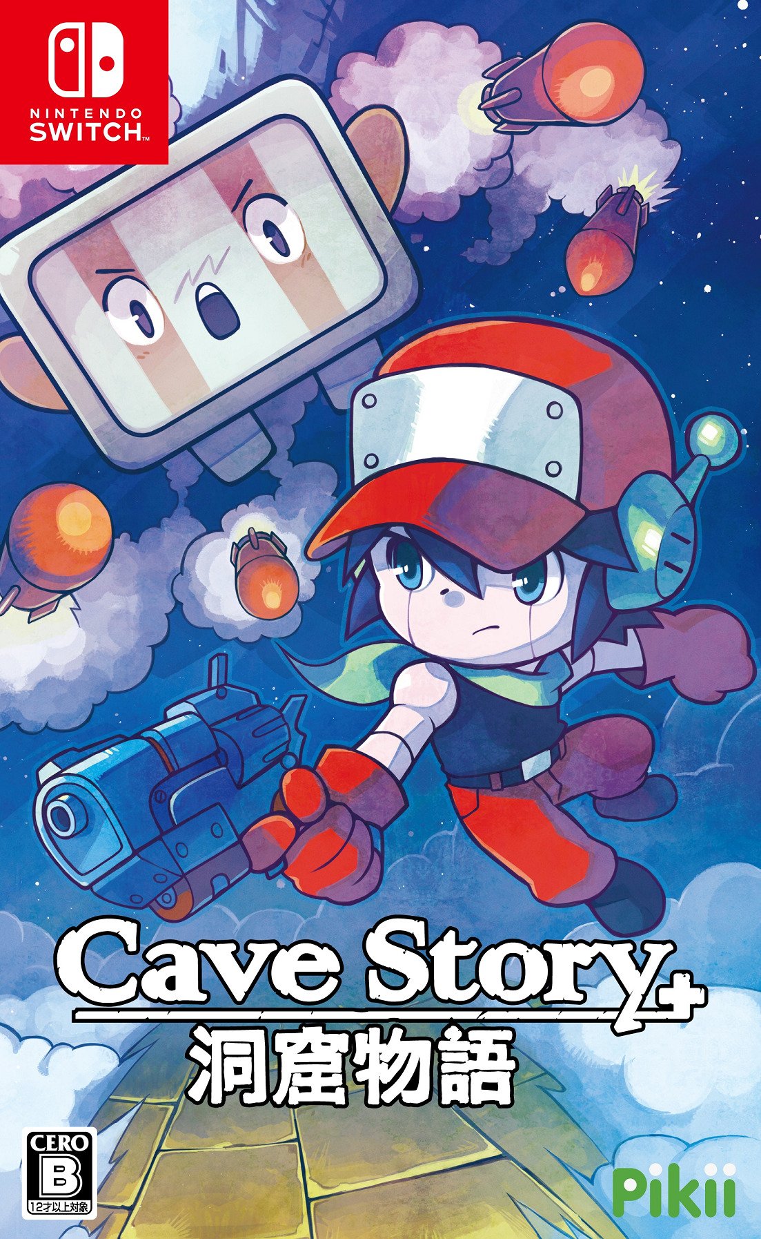 Unopened SW Cave Story + Nintendo Switch Pikii Seal Platformer JP with tracking
