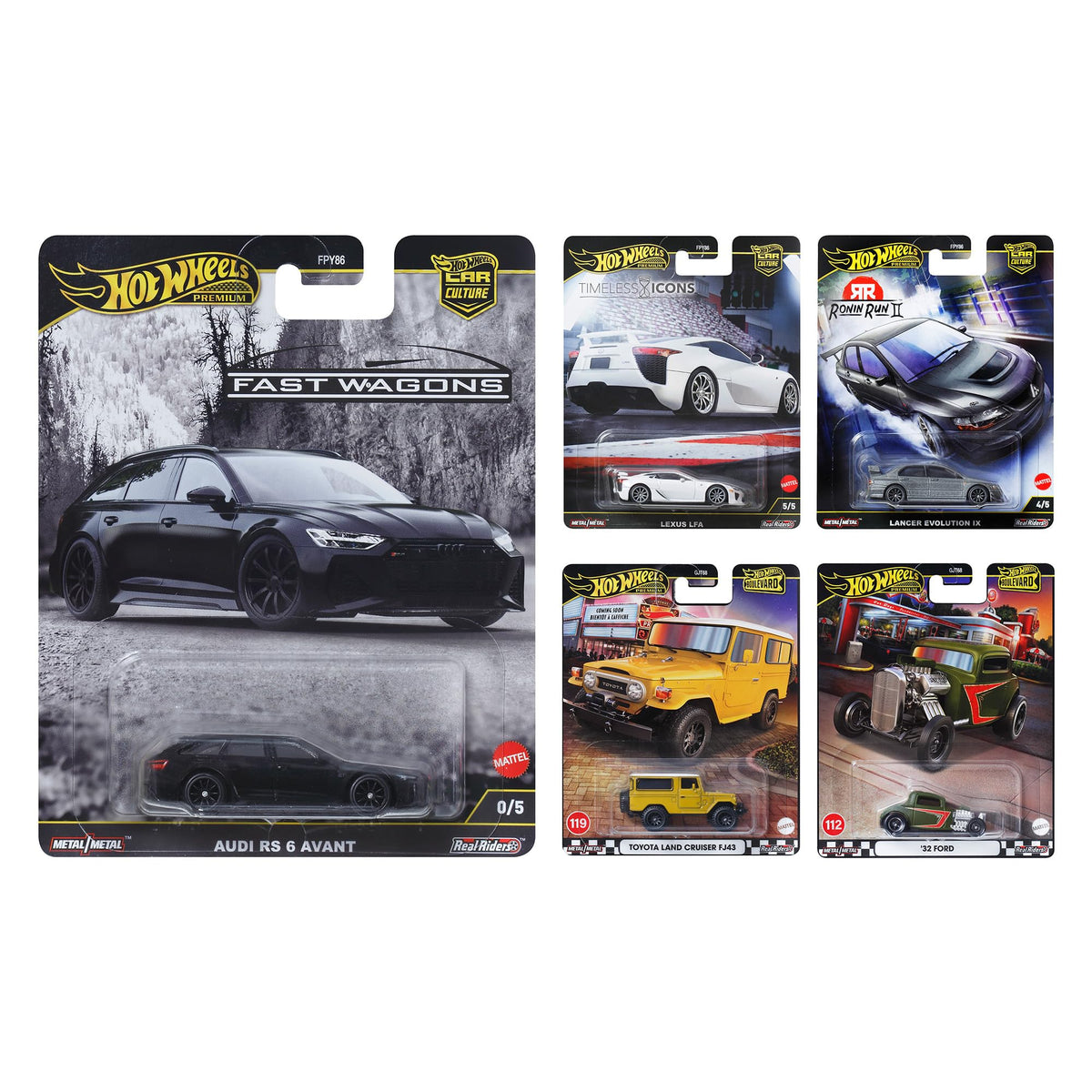 'Hot Wheels Chase Car Lottery 2026 Second Series Premium 5-Car Set Limited NEW'