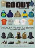 GO OUT April 2025 Spring Vol.186 OUTDOOR × FASHION 100 BRANDS Magazine Japanese