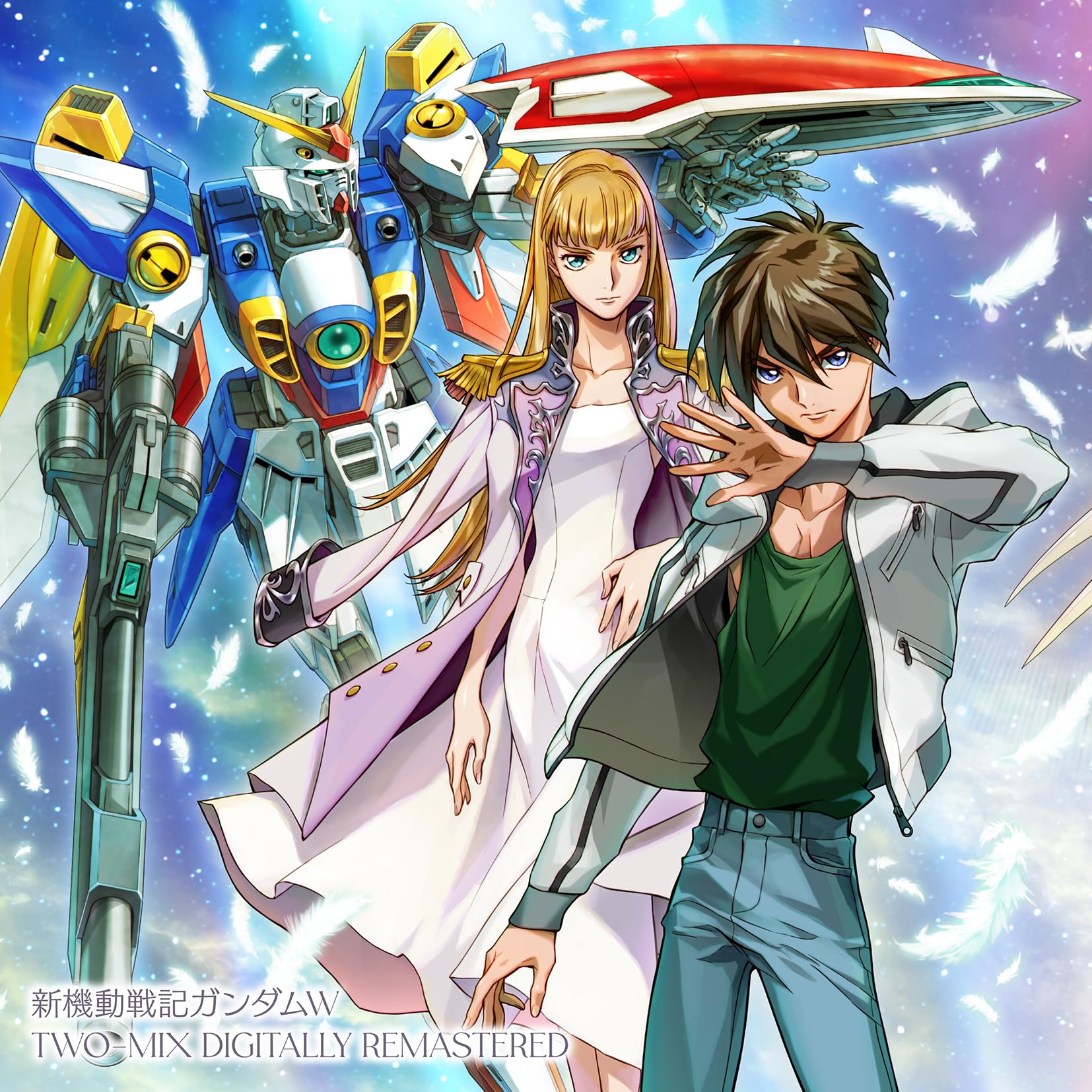 Mobile Suit Gundam Wing TWO-MIX DIGITALLY REMASTERED CD Japan NEW
