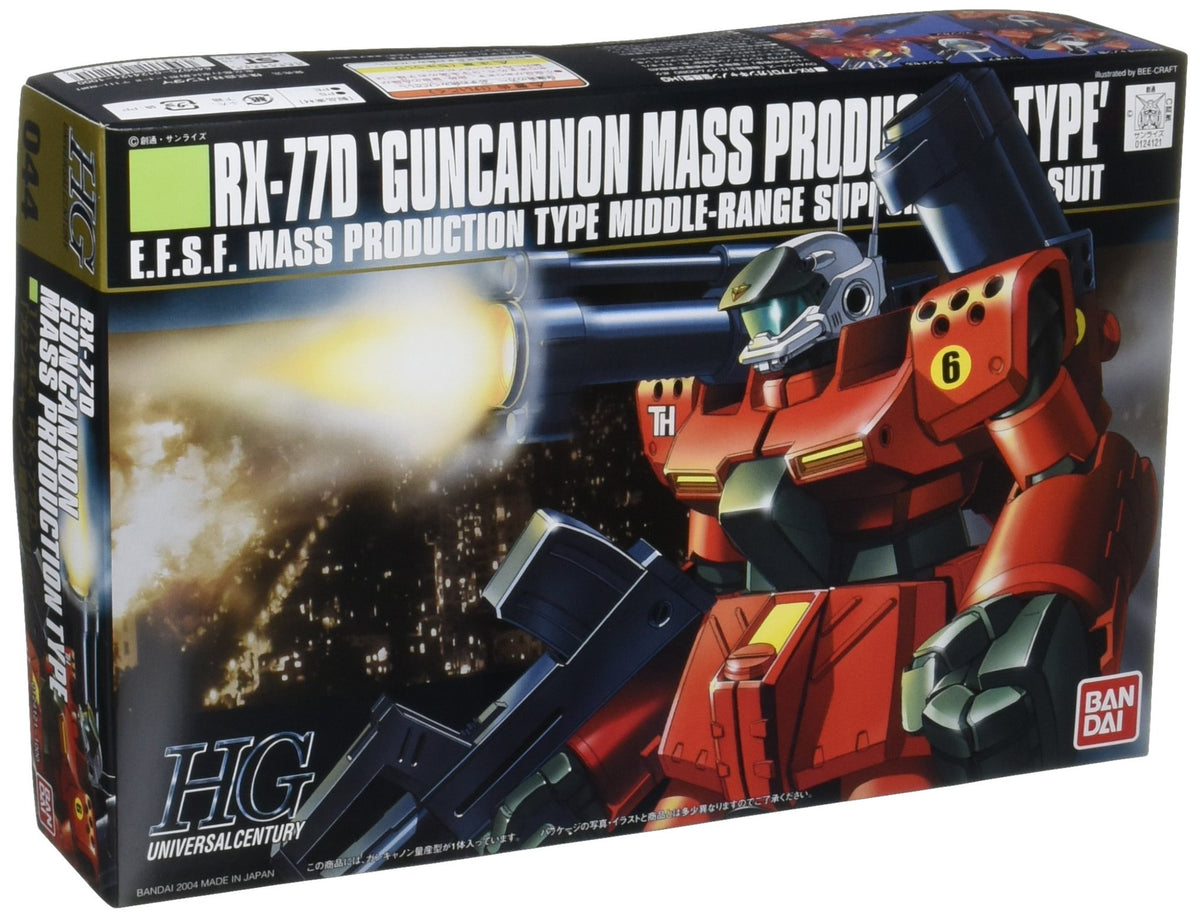 HGUC 1144 RX-77D Guncannon Mass Production Type Mobile Suit Gundam 0080 War NEW