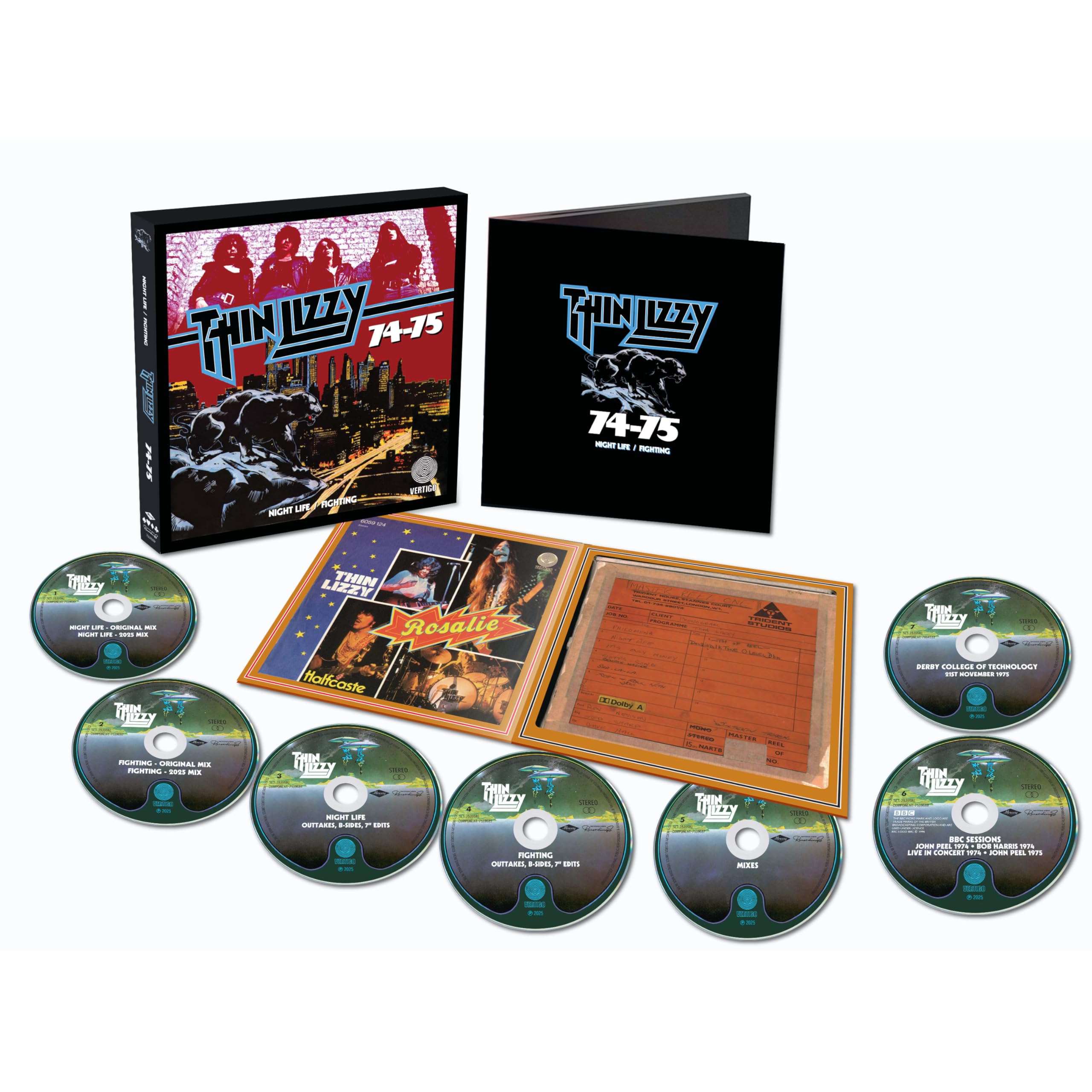THIN LIZZY - NIGHTLIFE / FIGHTING (7 CD) NEW