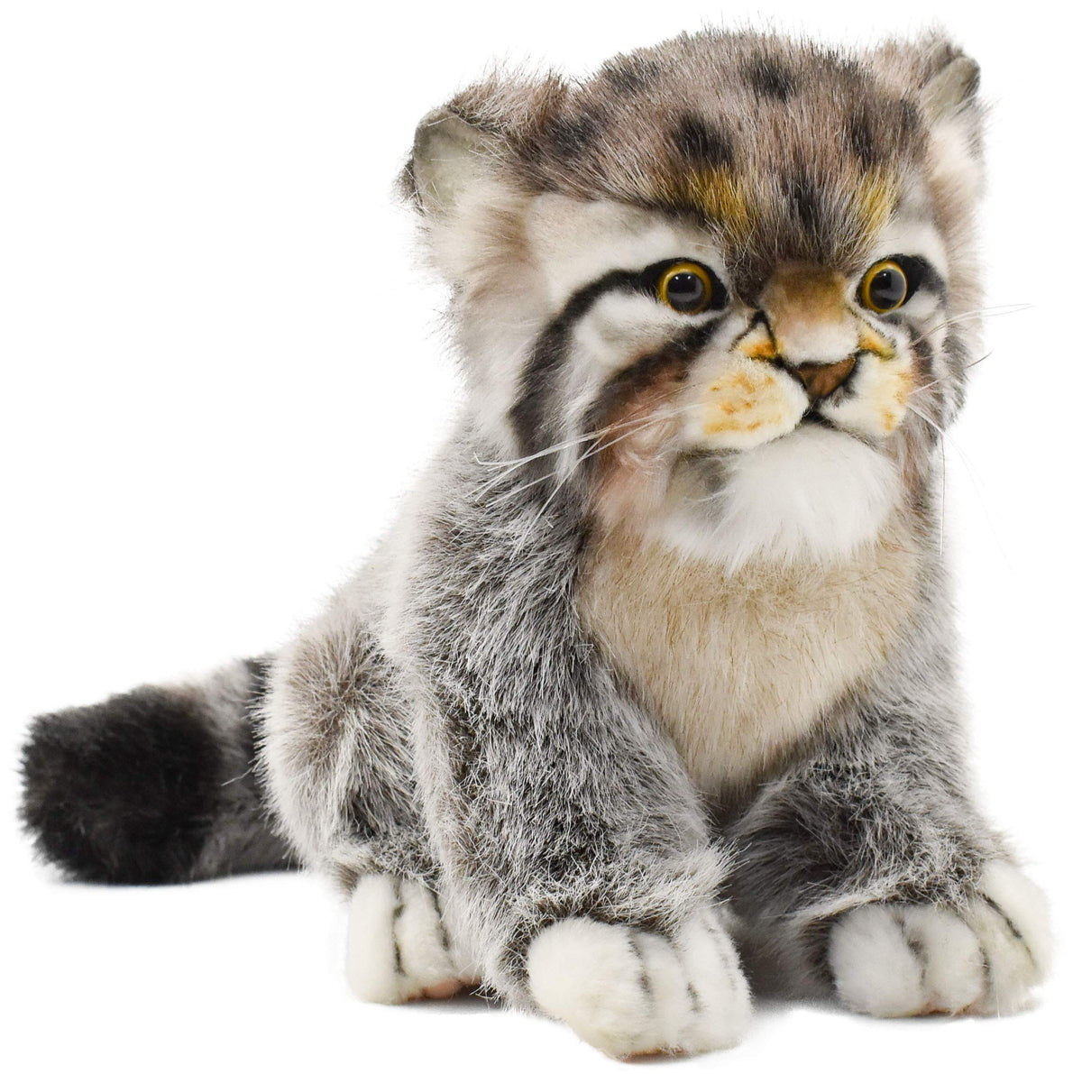 'Hansa Pallas Kitten 12 in Plush Cat Realistic Stuffed Animal NEW'