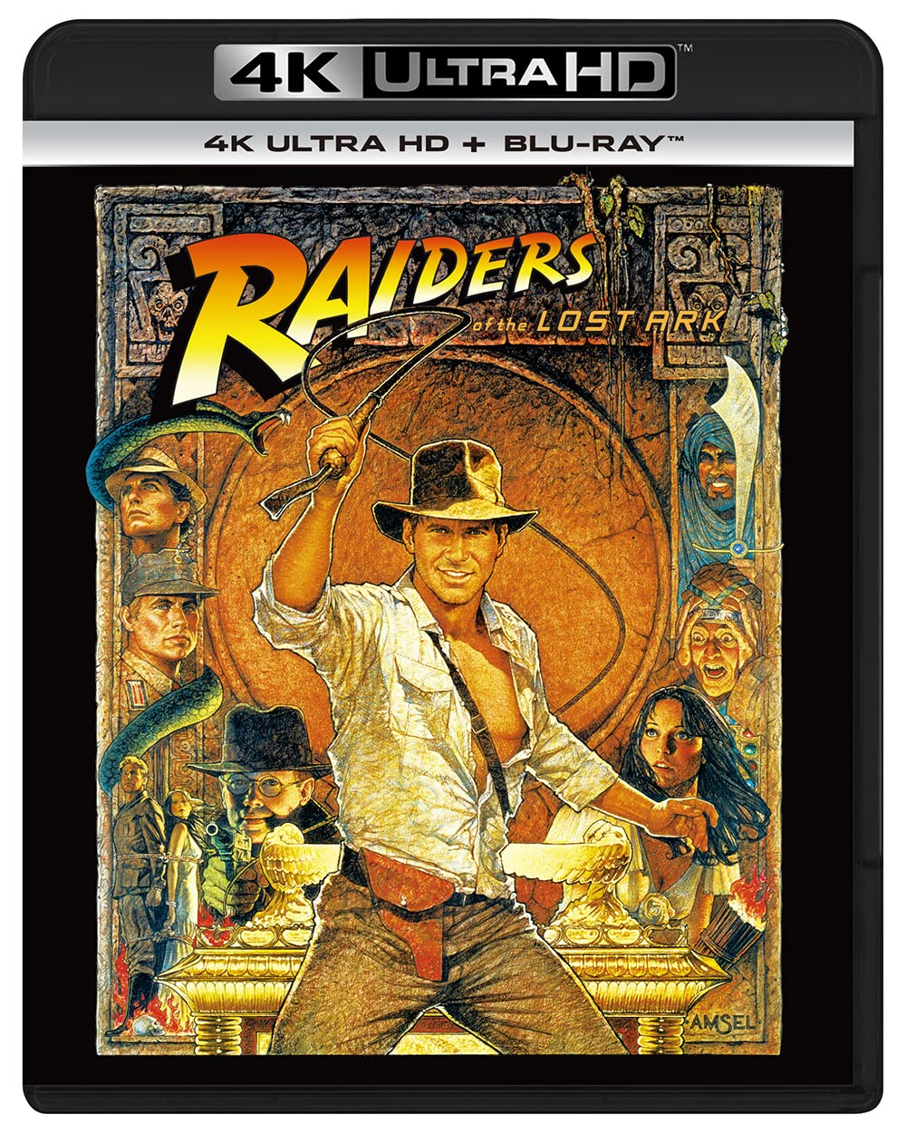 Raiders of the Lost Ark 4K Ultra HD with Blu-ray Indiana Jones Movie Region A