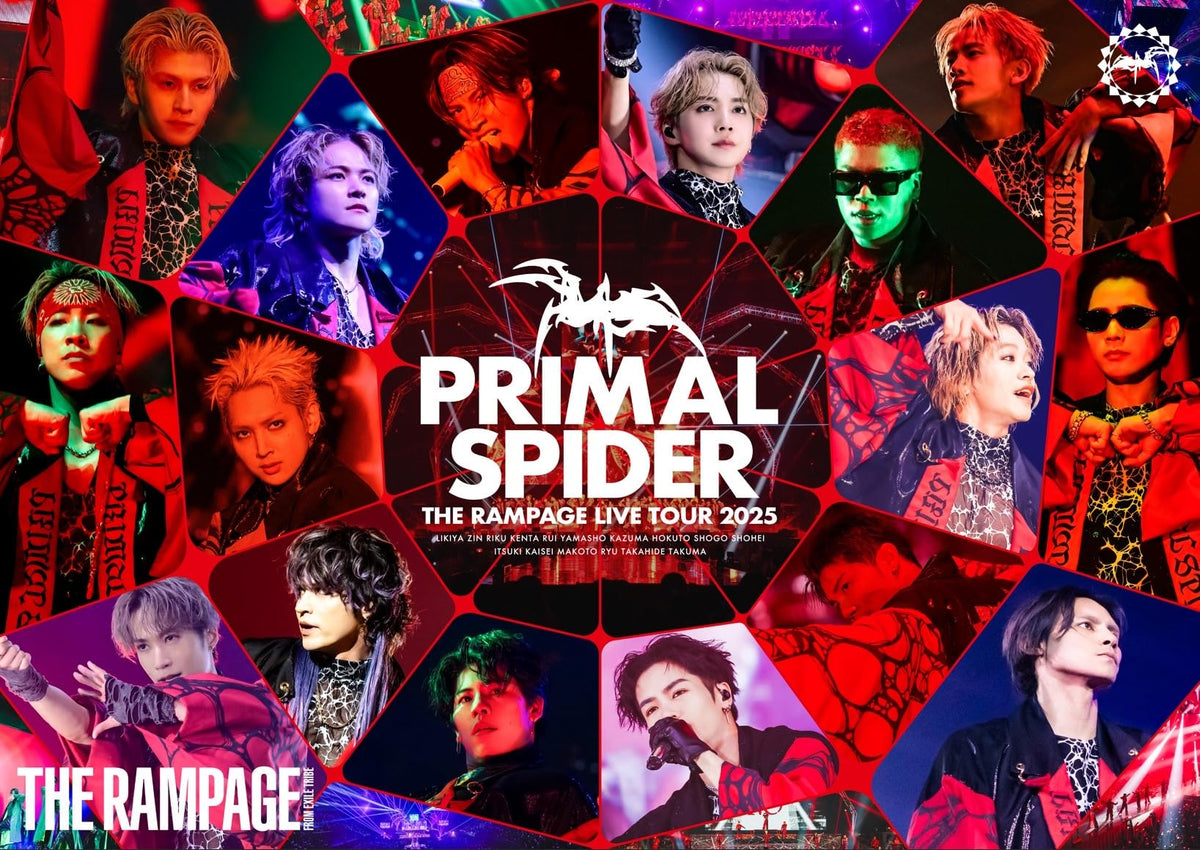 THE RAMPAGE from EXILE TRIBE THE RAMPAGE LIVE TOUR 2025 PRIMAL SPIDER Blu-ray