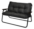 CAPTAIN STAG Aluminum Backrest Bench Relax Cushion Cover Black UC-1685 NEW