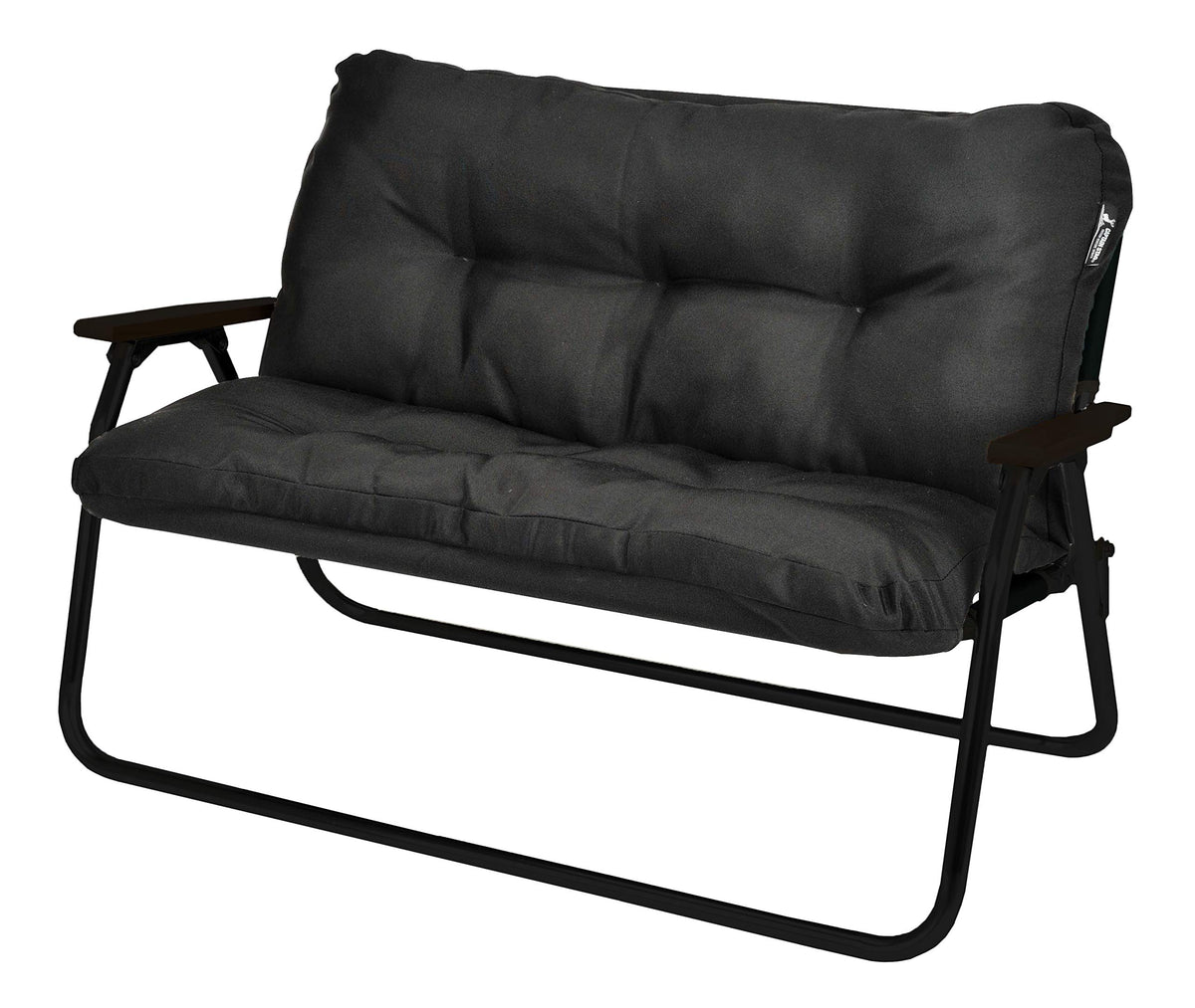 CAPTAIN STAG Aluminum Backrest Bench Relax Cushion Cover Black UC-1685 NEW