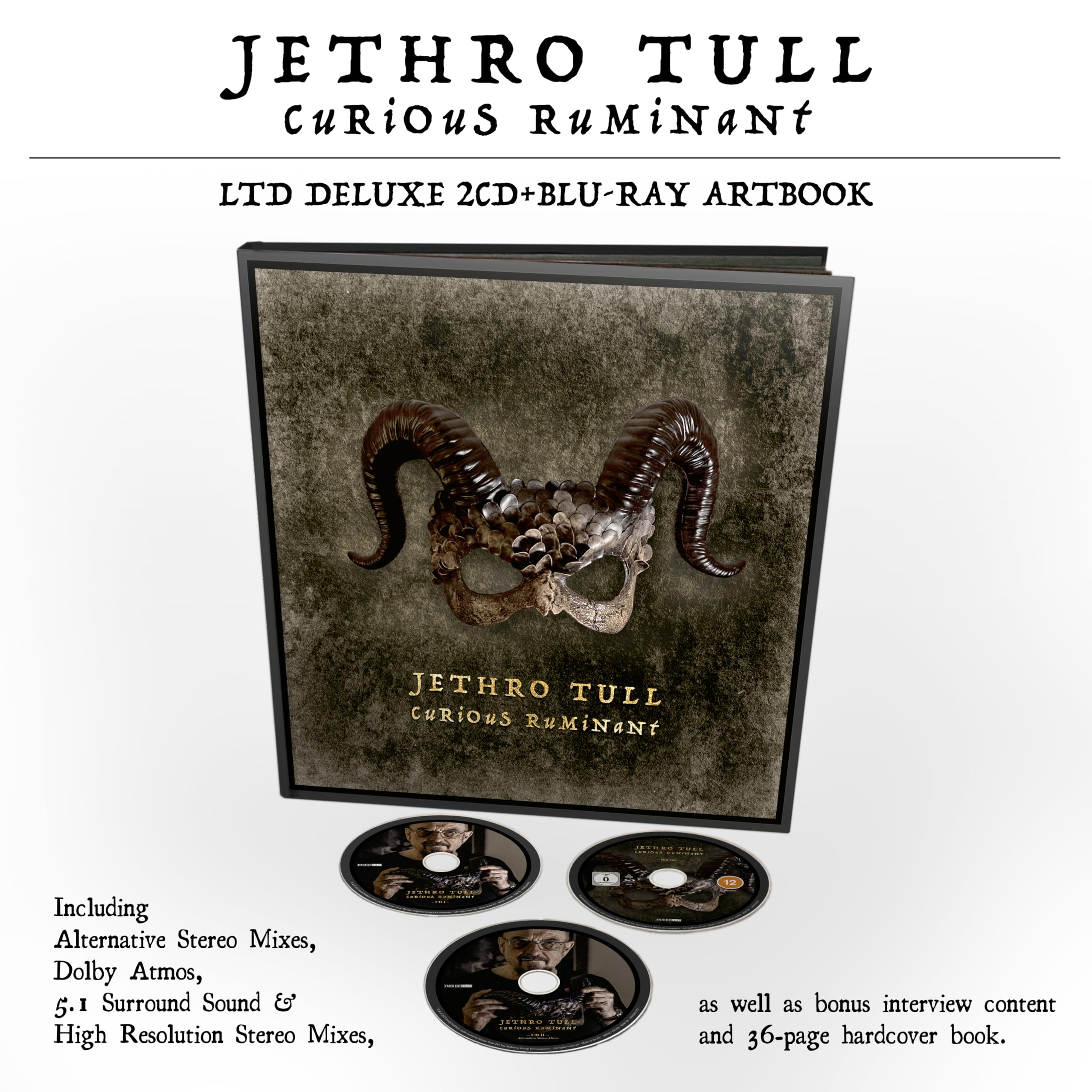 [BRAND NEW] Jethro Tull - Curious Ruminant (Ltd. Deluxe 2CD + Blu-ray Artbook)