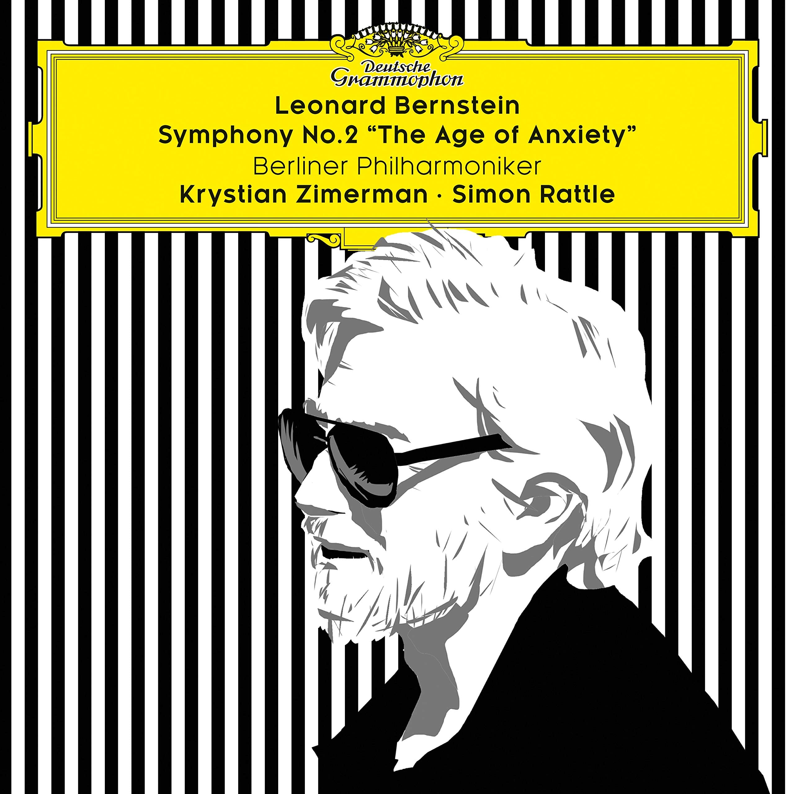 Zimerman Rattle SEALED SHMCD Bernstein Symphony No. 2 The Age of Anxiety OBI E