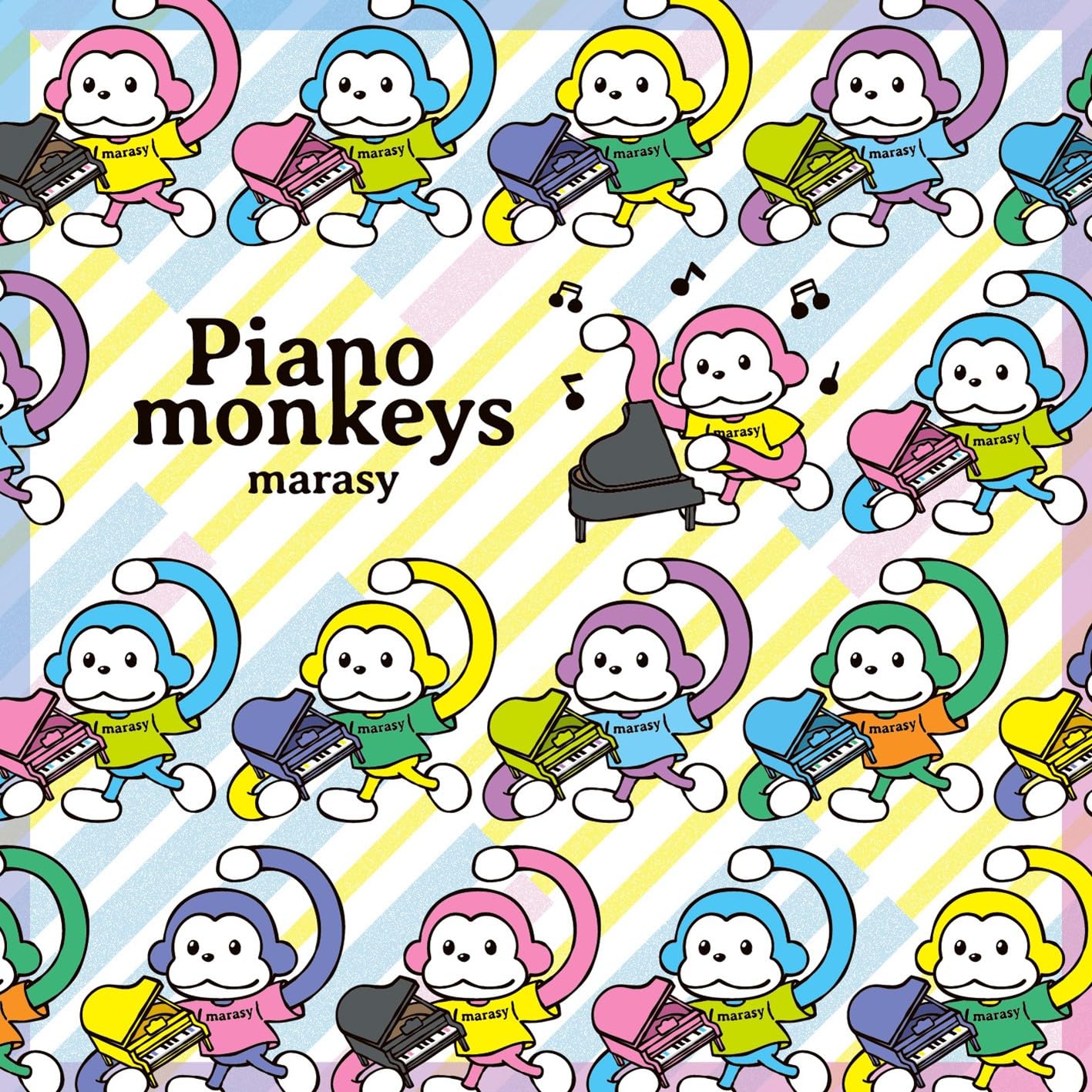 CD Piano monkeys [Limited Edition Transparent Film Jacket] Japan marasy Music