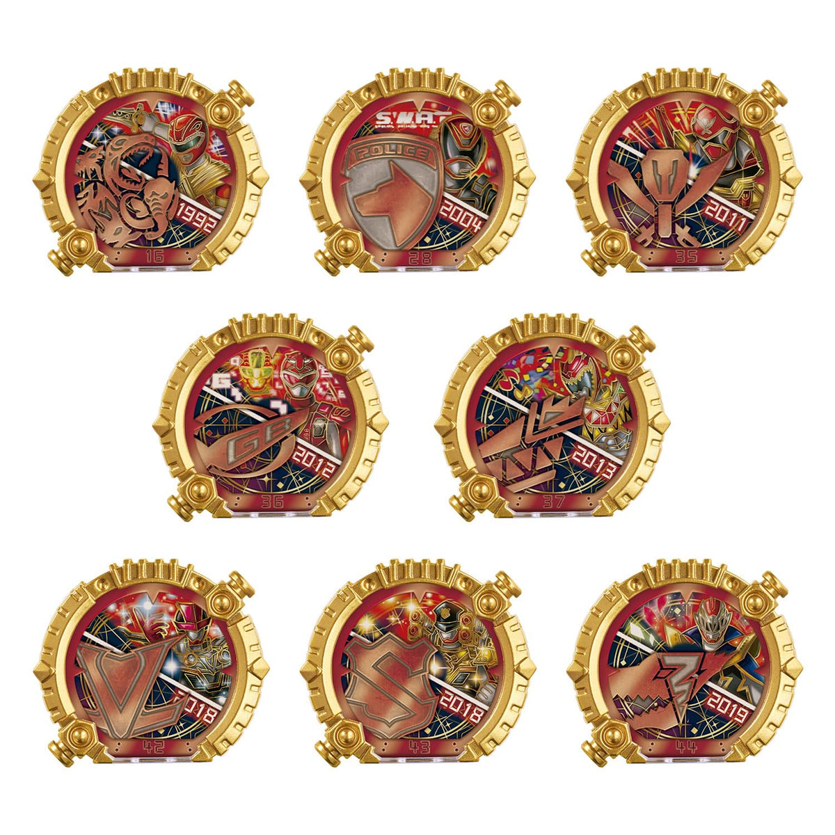 BANDAI Number One Sentai Gojūger DX Sentai Ring Power-Up Random Booster 01 NEW