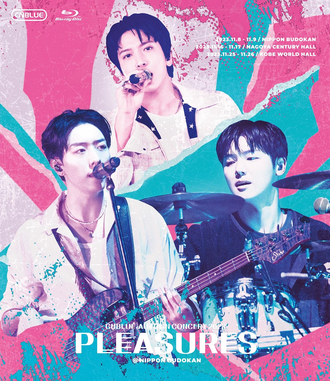 CNBLUE Autumn Concert 2023 Pleasures Nippon Budokan Blu-ray Standard Edition NEW