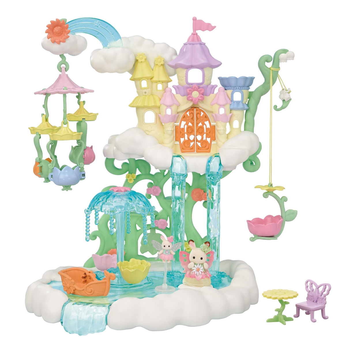 'NEW Sylvanian Family Yuenchi Sky Yumeiro Fairy Castle F-37 ST from JAPAN'