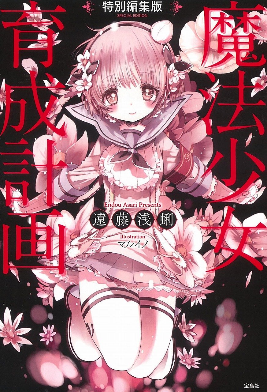 'JAPAN Asari EndouMaruino Novel Magical Girl Raising Project Special Edition NEW'