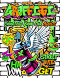 Graffiti Coloring Book for Teens & Adults 50 Unique Street Art Pages New NEW