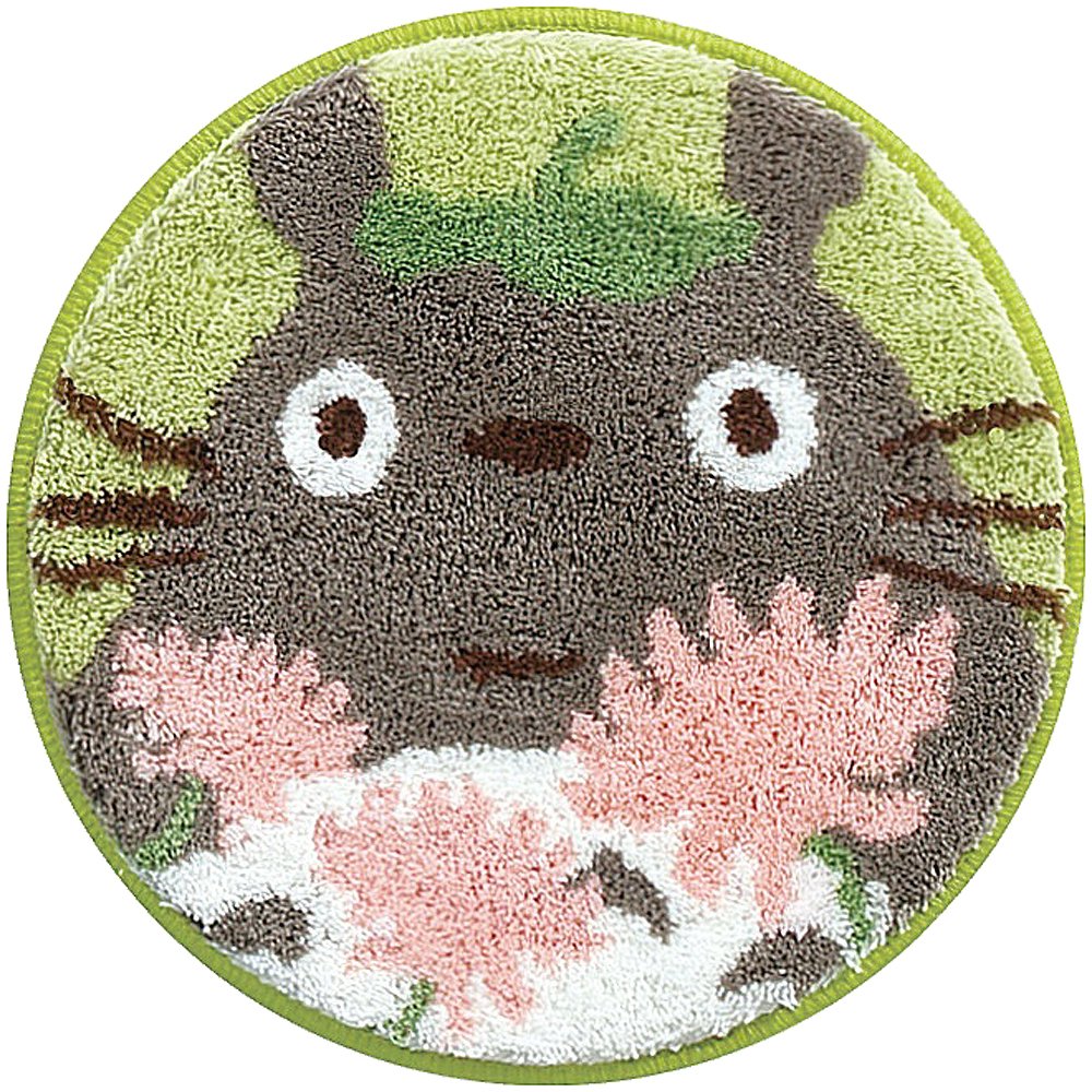 Senko Totoro Accent Mat Flower Shop Chair Mat Diameter approx. 38cm Green NEW