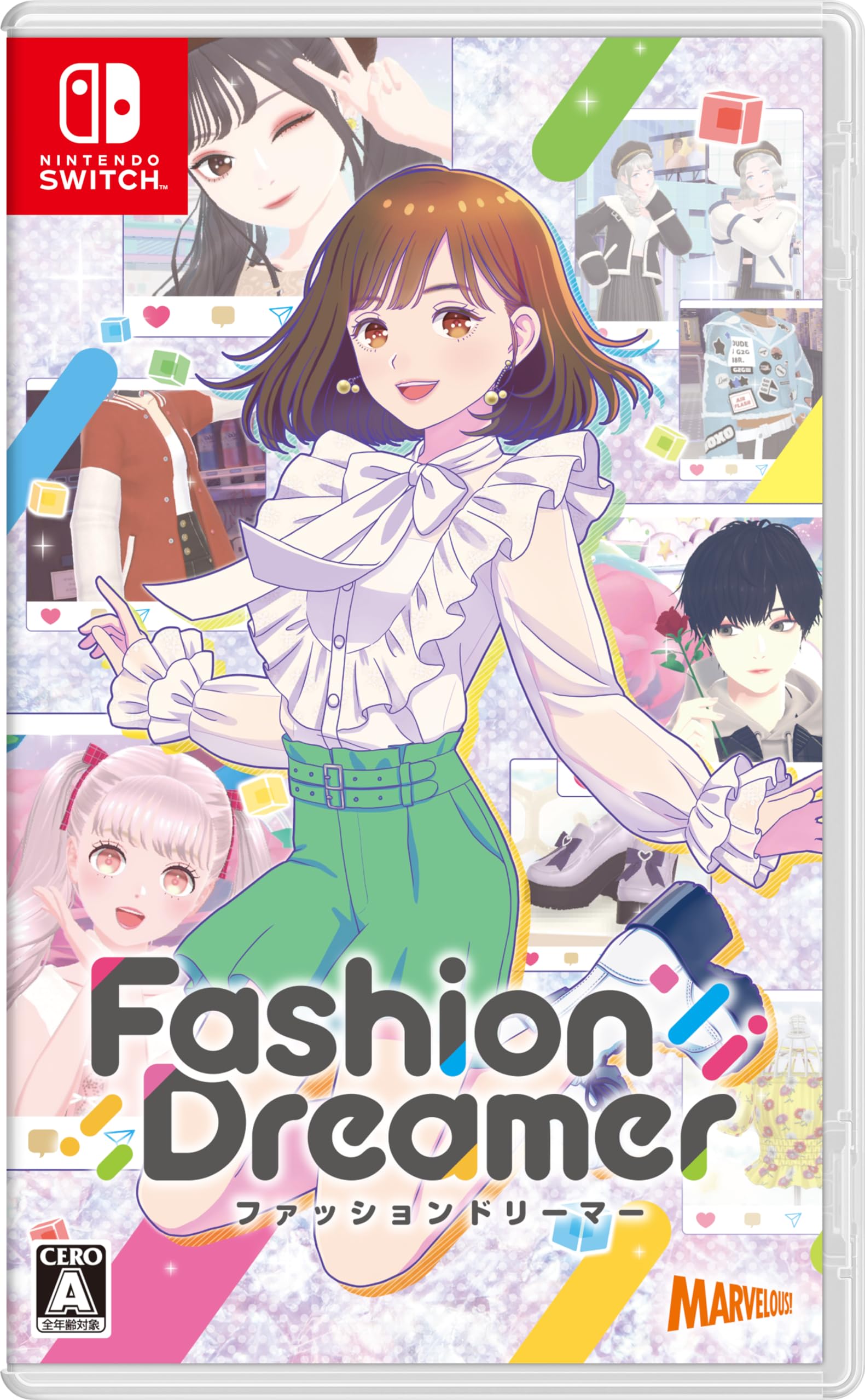 Marvelous Nintendo Switch Video Game Fashion Dreamer Made in Japan NEW