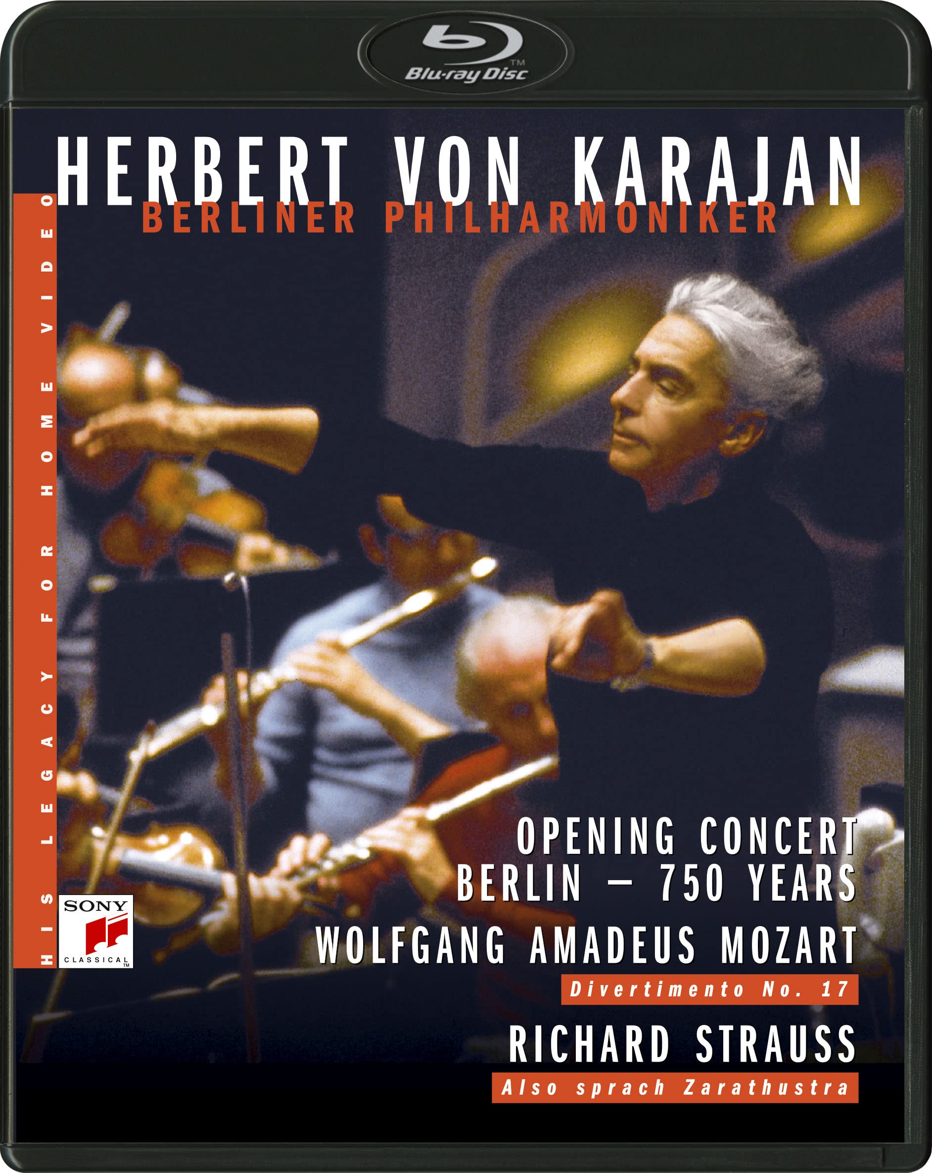 Karajans Legacy: Berlin City 750th Anniversary Concert - Mo [Blu-ray Disc] NEW