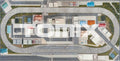'TOMIX 8192 N Gauge Panorama Mat Town Layout 900 x 1800mm NEW'