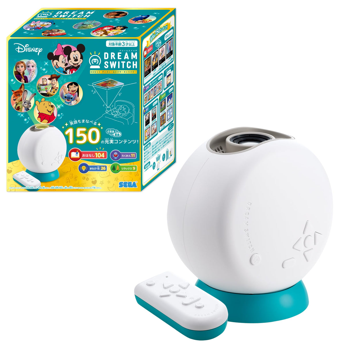 'SEGA FAVE Dream Switch DX Set Disney Pixar Characters 2025 Version NEW'