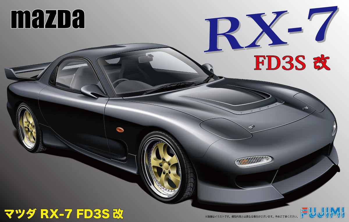 Fujimi Model 124 Inch Up Series No.43 Mazda RX-7 Modified Plastic Model ID43 NEW