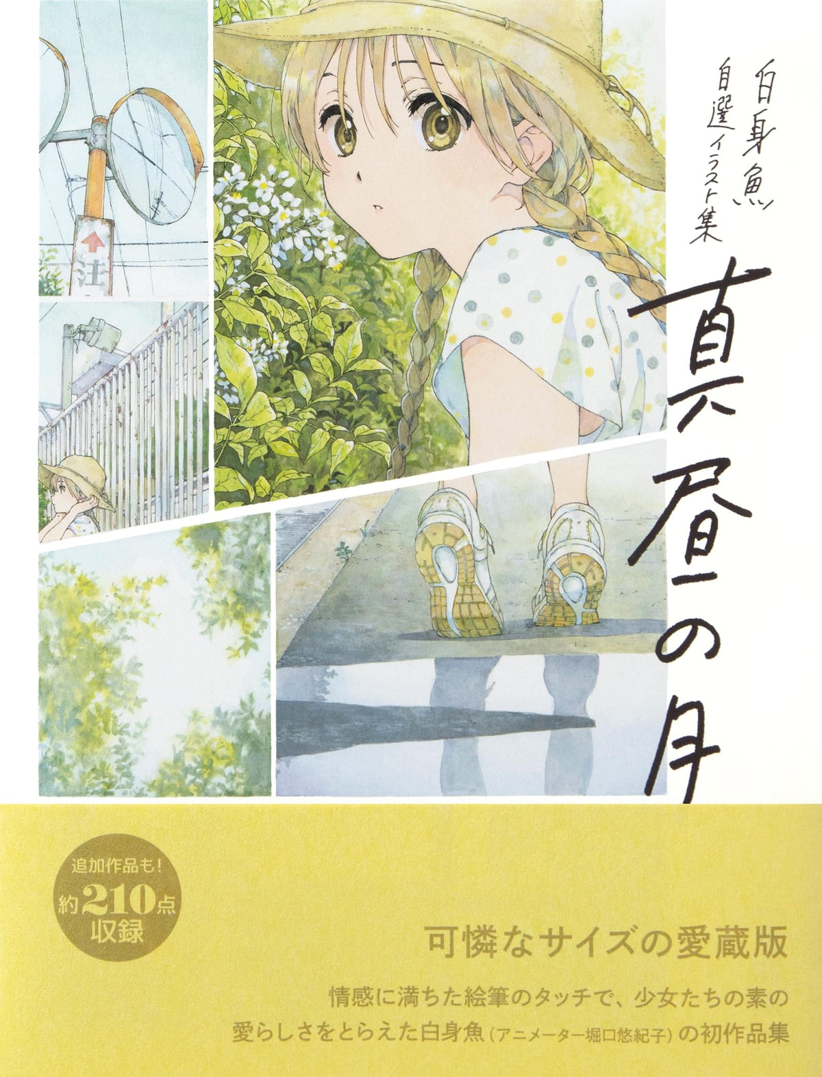 'JAPAN Shiromizakana Yukiko Horiguchi Illustrations Mahiru no Tsuki Art Book NEW'