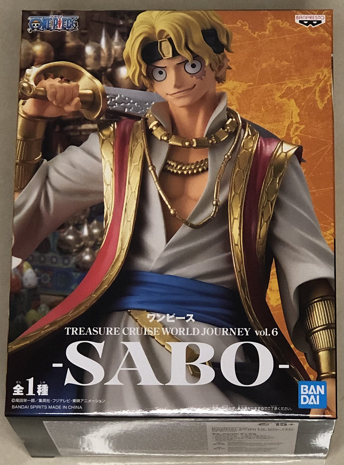 'Banpresto One Piece Treasure Cruise World Journey Vol 6 Sabo Figure NEW'