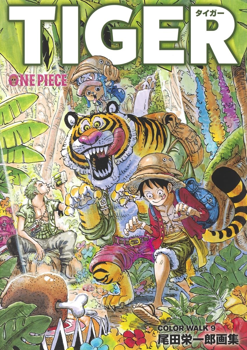 'JAPAN Eiichiro Oda One Piece Color Walk #9 TIGER Art Book NEW'