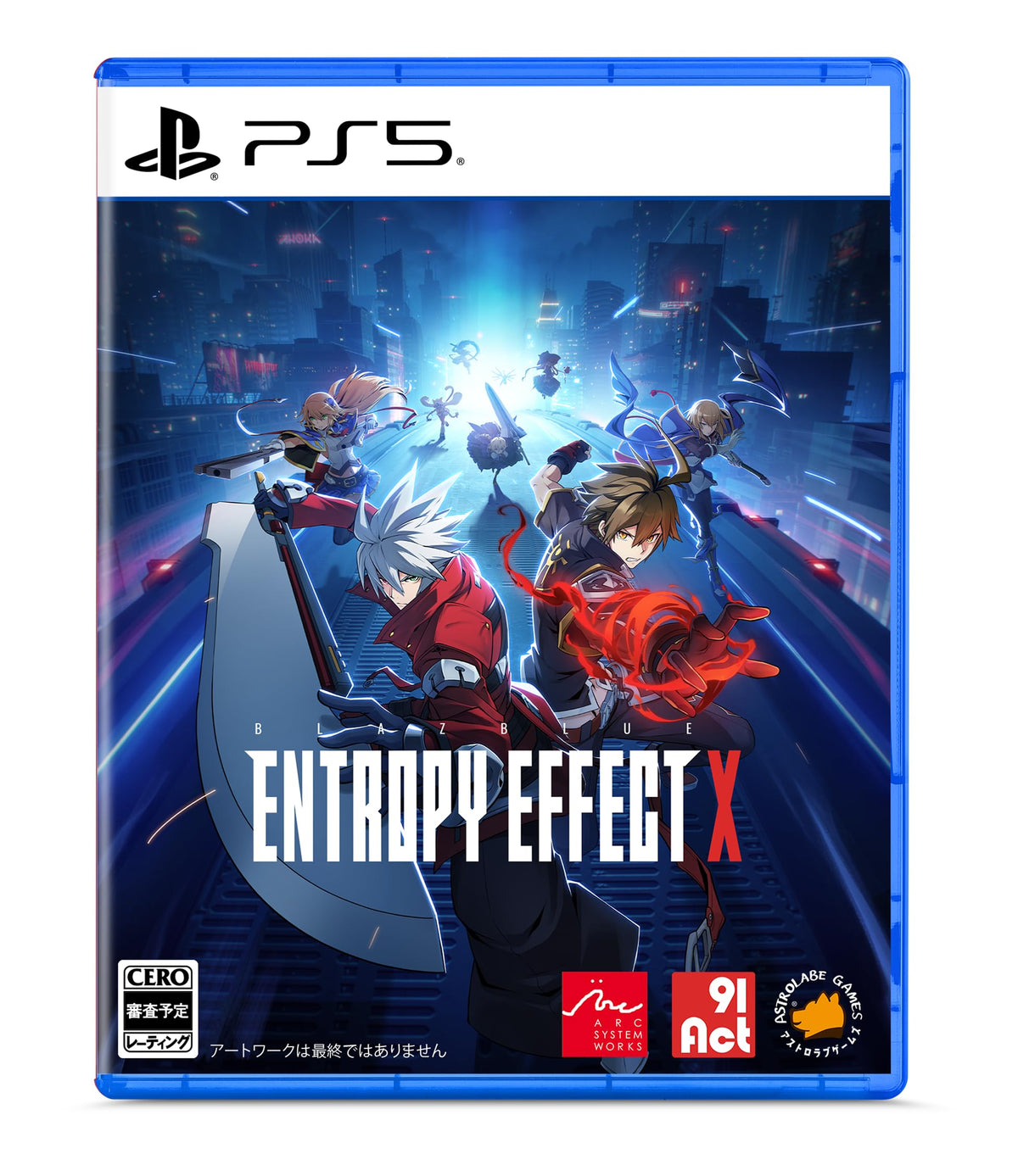 Blazblue ENTROPY EFFECT X Japanese version English Japan PS5 New unopened NEW