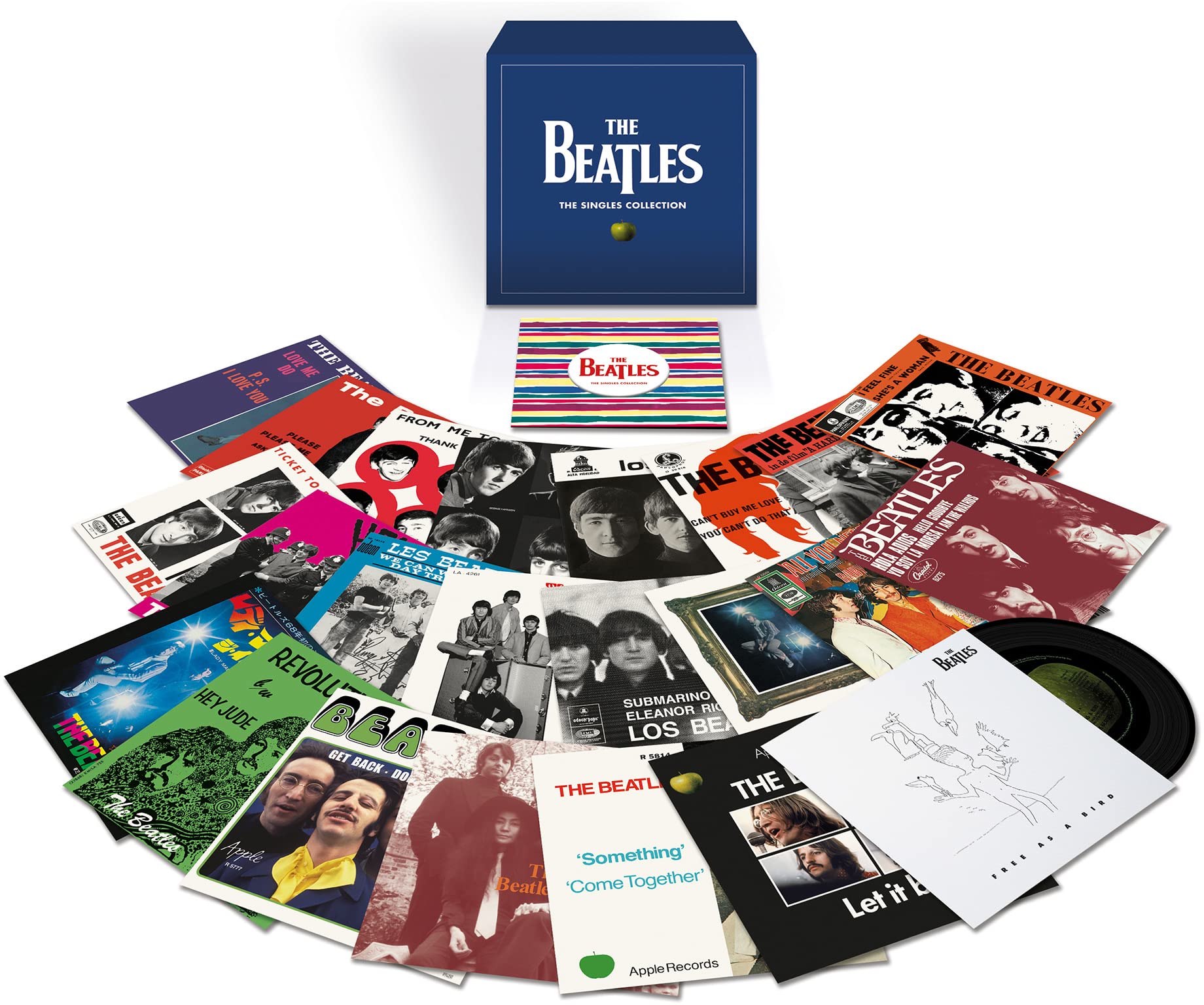 The Beatles Singles Collection Box 7in Vinyl 23Pcs 45 Rpm Set from Japan NEW