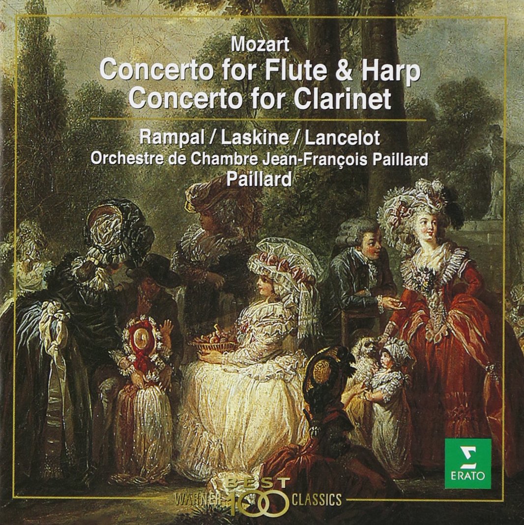 Mozart - Concerto for Flute & Harp // Concerto for Clarinet CD w/Tracking# NEW