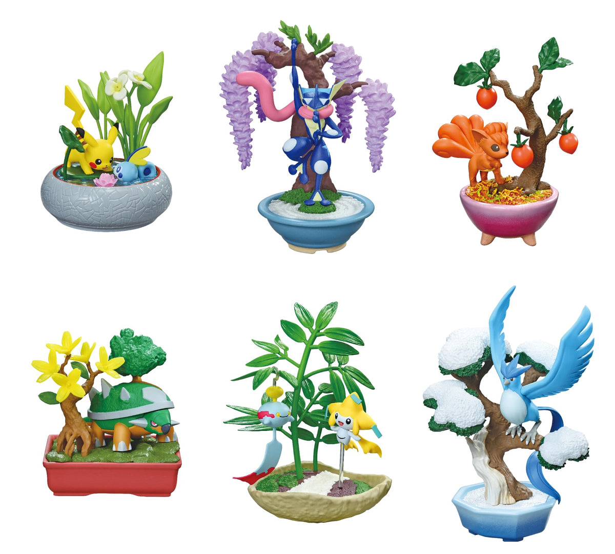 'Re-Ment Pokemon Pocket Bonsai 3 Changing Seasons Miniature Figure 1 Box NEW'