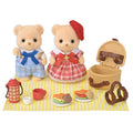 'EPOCH Sylvanian Families Biscuit Bear Siblings Picnic Lunch Set FS-60 NEW'