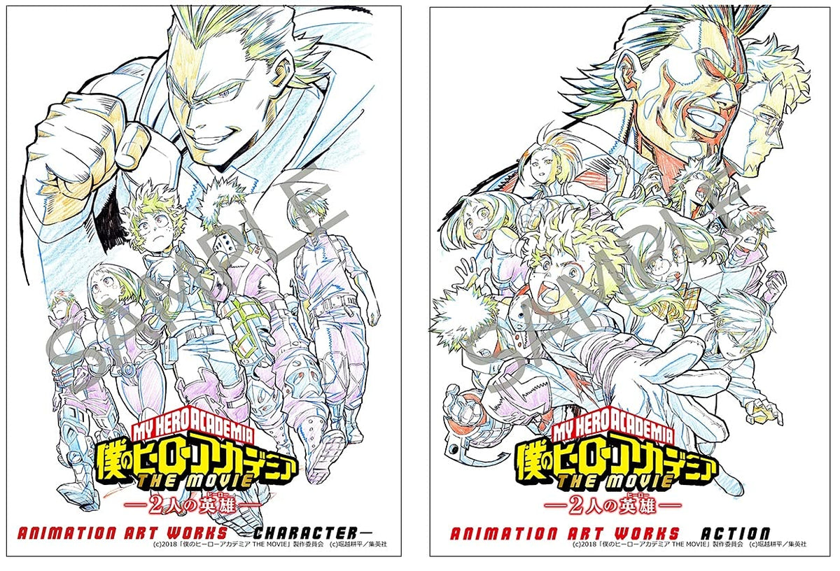 2-Book Set Character & Action Editions My Hero Academia Two Heroes NEW