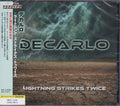 2020 JAPAN CD DECARLO LIGHTNING STRIKES TWICE WITH BONUS TRACK NEW
