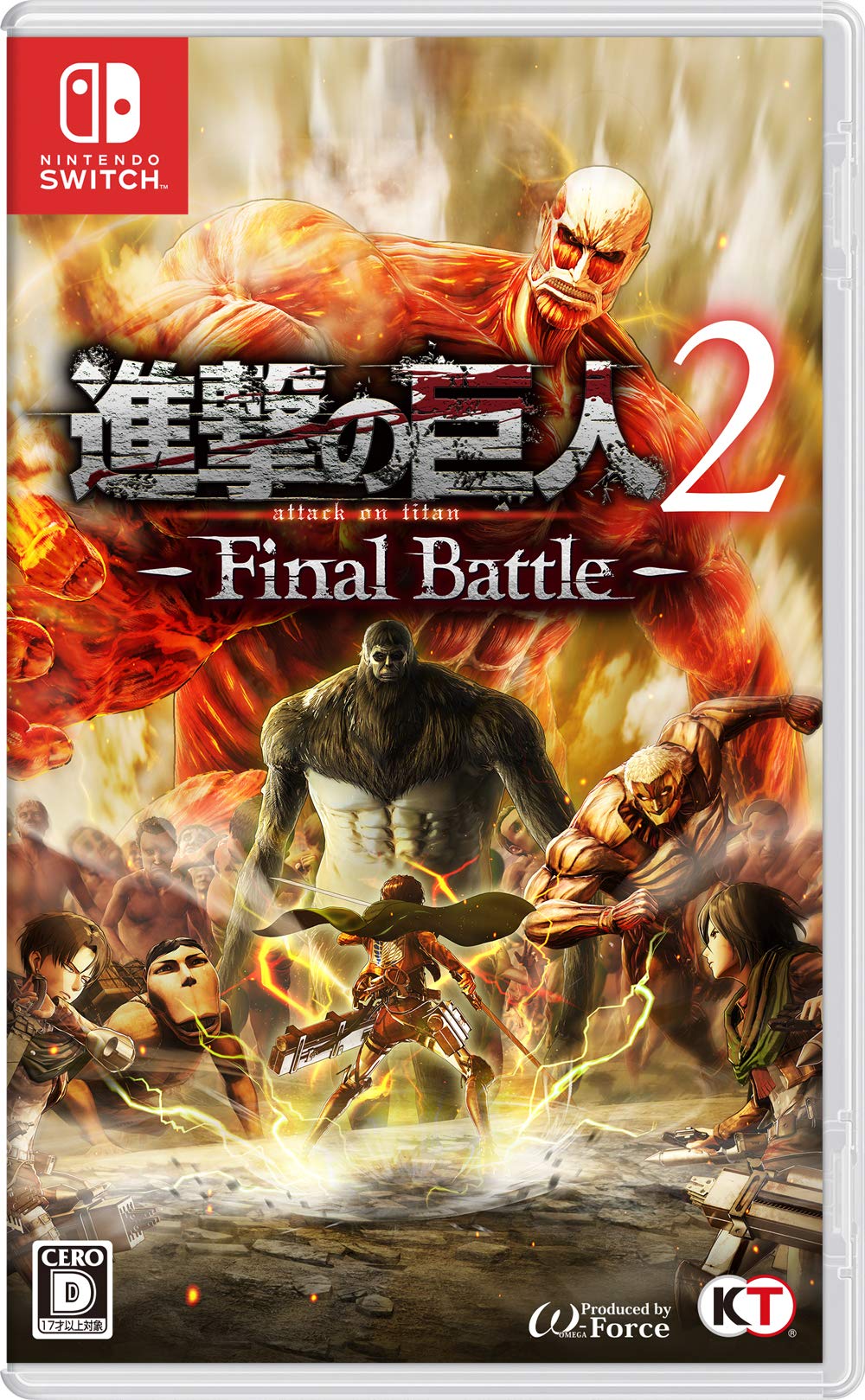 Unopened SW Attack on Titan 2 Final Battle Nintendo Switch Koei Tecmo Games NEW