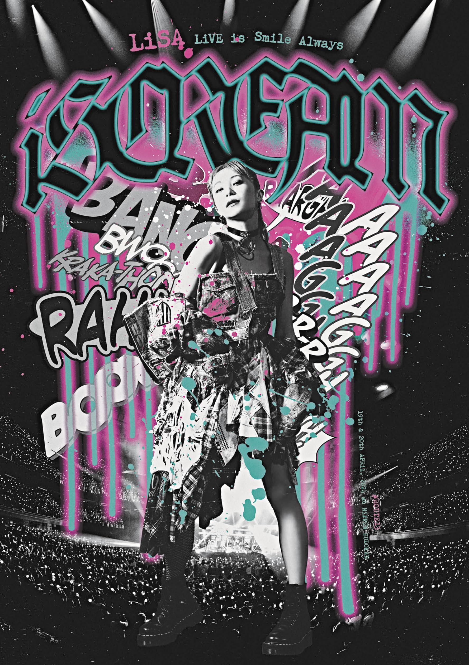 LiSA LiVE is Smile Always i SCREAM at NIPPON BUDOKAN Regular Edition Blu-ray NEW