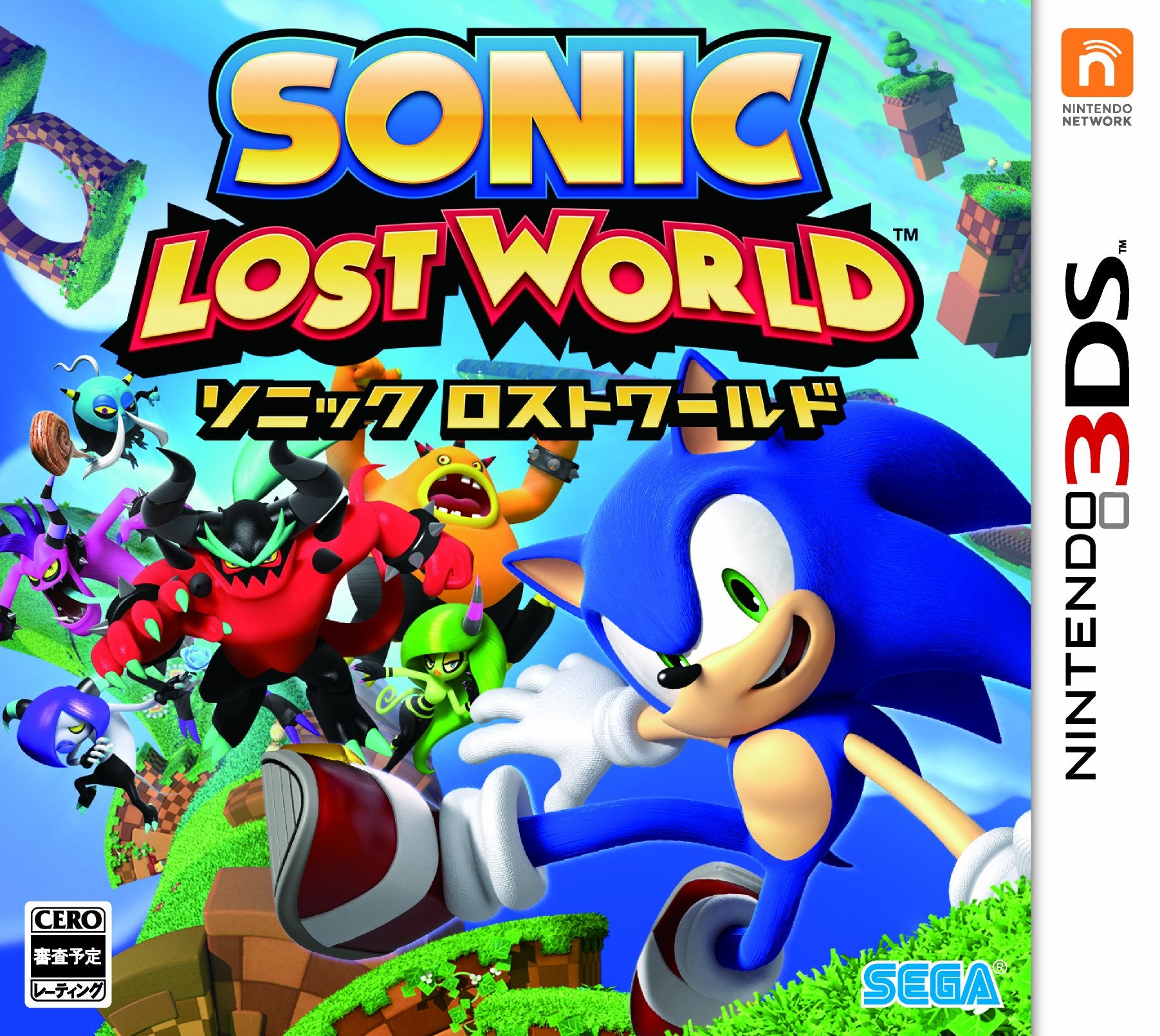 Nintendo 3DS Japan Ver. Sonic Lost World Works on Japan 3DS from Japan NEW