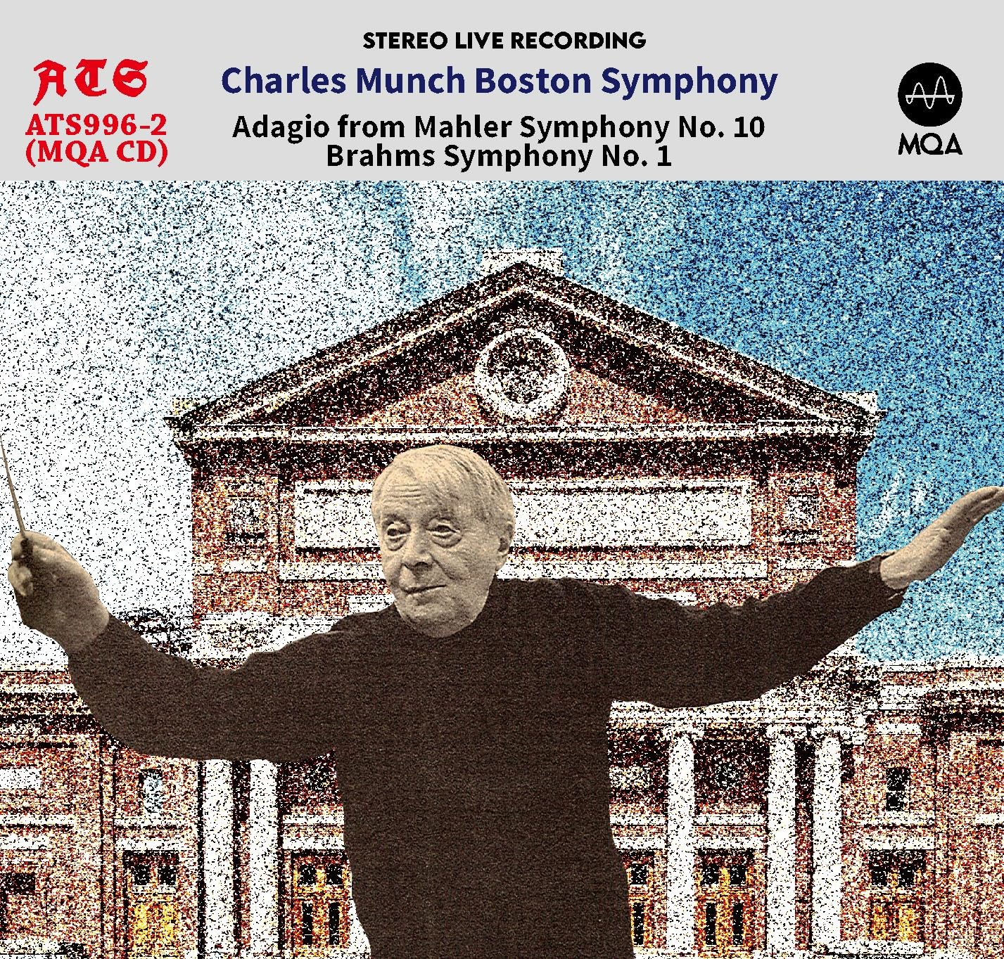 Charles Munch BSO Mahler Symphony No. 10 Brahms: Symphony No. 1 MQA-CD JAPAN NEW