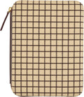Hobonichi Techo Cousin A5 Cover Tight Zip Cafe au Lait Check NEW