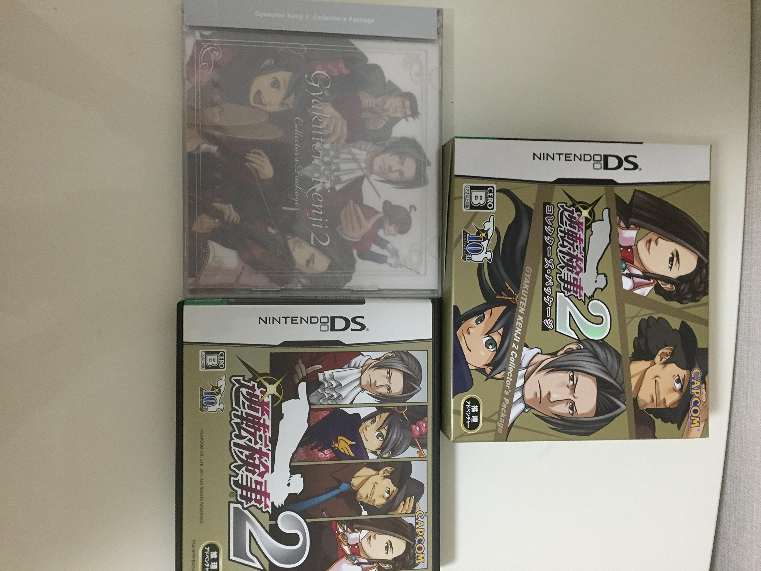 Gyakuten Kenji 2 Collector Package Nintendo DS (Ace Lawyer Investigation 2) NEW