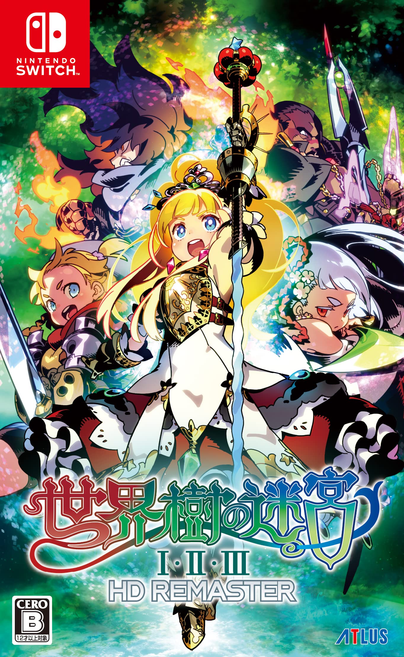 Etrian Odyssey Origins Collection Nintendo Switch Atlas RPG with Tracking #New